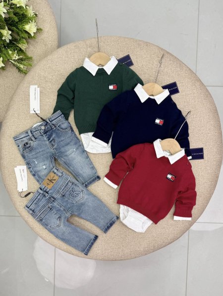 طقم TOMMY بيبي 3 قطع